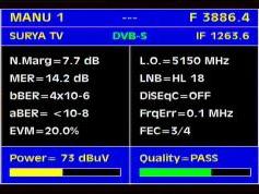 Insat 3A 4B at 93.5 e _ 4B footprint _ 3 886 H Packet SUN Network_Q data