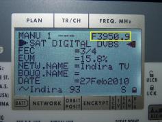 Insat 3A 4B at 93.5 e _ 4B footprint _ 3 951 H MPEG-4 Sakshi TV _ data