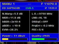 Insat 4B at 93.5 e _ KU India footprint _ 11 070 V Packet DD Direct plus India _ Q data