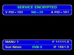 Insat 4B at 93.5 e _ KU India footprint _ 11 111 V MPEG 4 Packet SUN Direct DTH Network India _ VA pids data