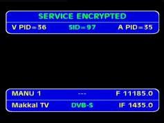 Insat 4B at 93.5 e _ KU India footprint _ 11 185 V MPEG 4 Packet SUN Direct DTH Network India _ VA pids data