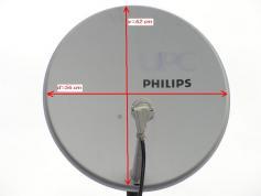 UPC komplet PHILIPS ofset 60 cm detail z predu