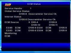 Insat 4B at 93.5 e_SUN Direct dth_DVB-S2-MPEG-4-HD Samsung DSB-B580R menu_ECM status_24
