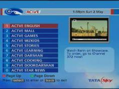 Insat 4A at 83.0 e_indian footprint_TATA-Sky-receiver-MAIN Interactive menu-25