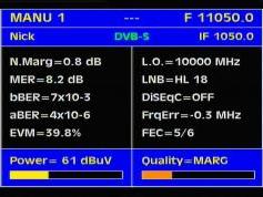 insat 4A at 83.0 e_indian footprint in ku band_packet tata sky_11 050 H quality analysis