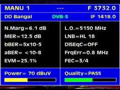 Insat 3A at 93.5 e-3 732 V DD Bangla India-Q data