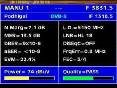 Insat 3A at 93.5 e-3 831 V DD Podhigai India-Q data