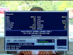 Arabsat 2B at 30.5 e _ KU footprint _12 687 V feed JSC Damascus  03