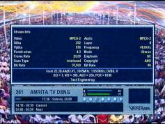 Insat 2E at 83.0 E _ wide footprint _ feeds 3 685 V Amrita TV DSNG _ data