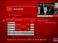Reliance Digital TV-official HD DVR receiver DVR H 101 with the HDD-receiver s menu-16