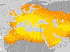 Eutelsat W6 at 21.6°E - Wide footprint