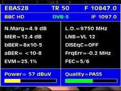 Astra 2D at 28.2 e _ 2d footprint _ 10 848 V Packet Freesat UK _ Q  data