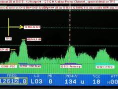 Arabsat 2B at 30.5 e _ KU footprint _ TP 5 spectral analysis