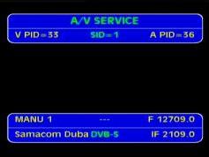 Arabsat 2B at 30.5 e _ KU footprint _12 709 V feed Samacom Dubai _ VA pids