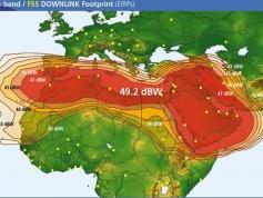 Arabsat 2B at 30.5 e _ KU footprint map 02