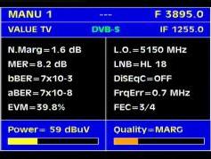 Paksat 1 at 38.0 e-C1 footprint-3 895 V Value Tv-Q data