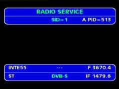 Intelsat 805 at 55.5 w _ c band _ hemi footprint_3 670 H radio packet RPP_IF data