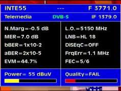Intelsat 805 at 55.5 w _ c band _ hemi footprint_3 771 V packet RRSat _Q data