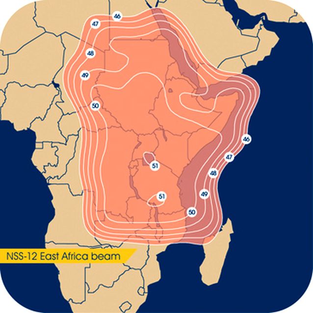 nss 12 - east african beam in ku band