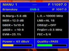 Intelsat 904 at 60.0 e-spot 1 russia-11 097 V BG-Q data