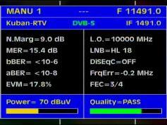Intelsat 904 at 60.0 e-spot 1 russia-11 491 V Kuban RTV-Q data