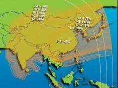 IS-7 at 68.5 E KU China footprint
