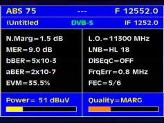 ABS 1 at 75.0 e-southern footprint-12 552 H TV Lanka-Q data