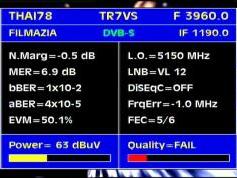 Thaicom 2-5 at 78.5 e _ V regional footprint_ 3 960 V Packet Thaicom _ Q data