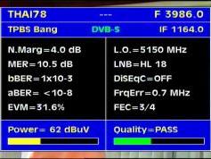 Thaicom 5 at 78.5 e-asian beam-3 986 V Thai PBS-Q data