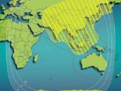 Insat 2E at 83.0 E _ C band _ zone footprint