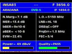 Insat 2E-3B-4A at 83.0e-2e wide beam-3 656 V packet Indiasigh-Q data
