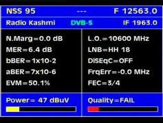 Measat 3 at 91.5 E _ KU SPOT South Asia _ 12 563 V Packet Big TV India _  Q  data