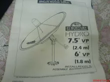 INSTALLATION and ASSEMBLY INSTRUCTION 180 cm Paraclypse Prime Focus Dish