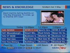 Insat 4A at 83.0 e_Packet TATA Sky India_EPG_11