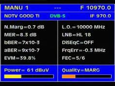 insat 4A at 83.0 e_indian footprint in ku band_packet tata sky_10 970 H quality analysis